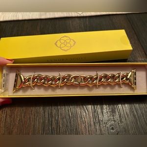 Kendra Scott Whitley Chain Watch Band in Gold Tone Stainless Steel